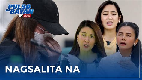 Pinabulaanan ng kabilang panig ang mga akusasyon ko.